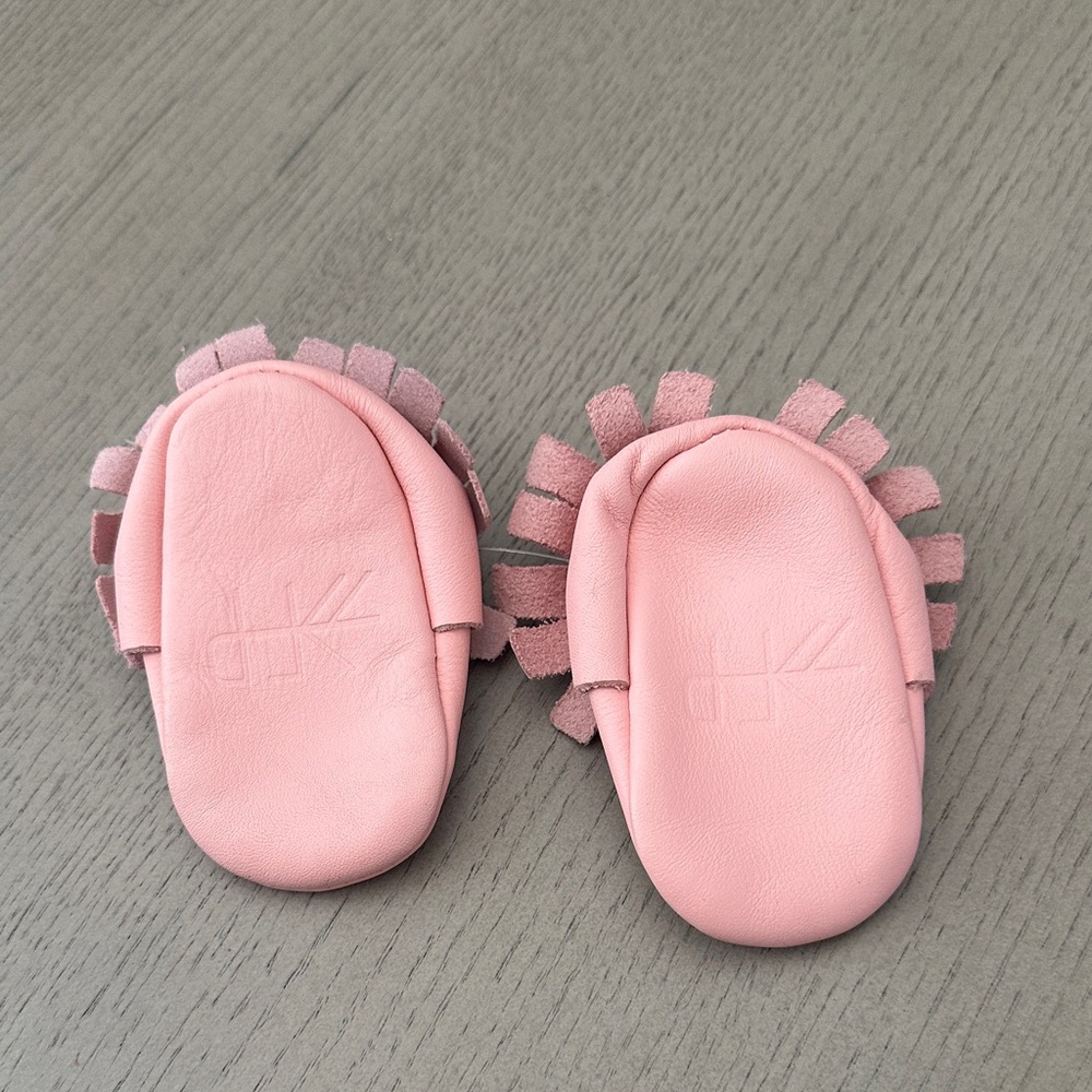 Freshly Picked Soft Pink Baby Moccasins